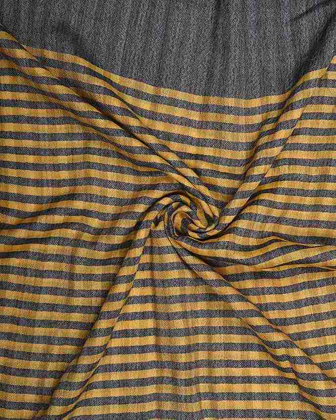 Grey Pashmina Wool Natural Check Stole – Lightweight Luxury Winter Wrap