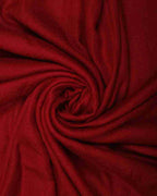 Maroon Pashmina Wool Diamond Weave Stole – Elegant Lightweight Luxury Wrap